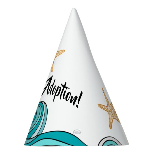 Starfish Happy Adoption Day Party Pet Feesthoedjes (Rechts)