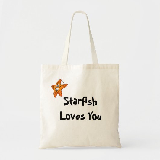 Starfish houdt van je tote bag (Voorkant)
