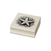 Starfish in Black Rubberstempel (Stempel)