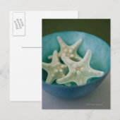 Starfish in bowl briefkaart (Voorkant / Achterkant)