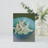 Starfish in bowl briefkaart (Staand voorkant)