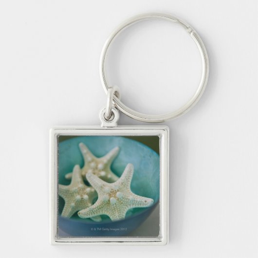 Starfish in bowl sleutelhanger (Voorkant)