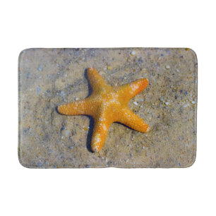 Starfish in de zand badmat