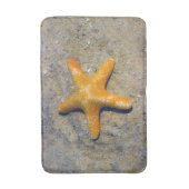 Starfish in de zand badmat (Voorkant Verticaal)