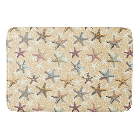 Starfish in de zand badmat (Voorkant)