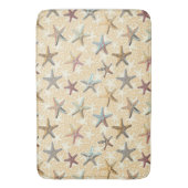 Starfish in de zand badmat (Voorkant Verticaal)