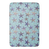 Starfish in de zand badmat (Voorkant Verticaal)