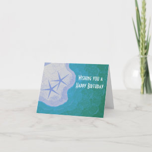 Starfish in de zand kaart