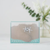 Starfish in Heart Briefkaart (Staand voorkant)