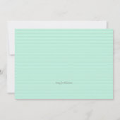 Starfish in Holly Borders Kantoor kerstfeest Kaart (Achterkant)