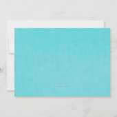 Starfish in Ornament Coastal kerstparty Invite Kaart (Achterkant)