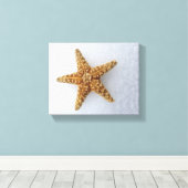 Starfish in the Snow original Photography Poster Canvas Afdruk (Insitu (Houten vloer))