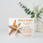Starfish Invitations Kaart (Staand voorkant)