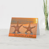 Starfish Jubileum Gefeliciteerd Kaart (Voorkant)