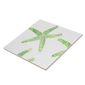 Starfish Kastal Beach Grey White Groot Tegeltje (Zijkant)