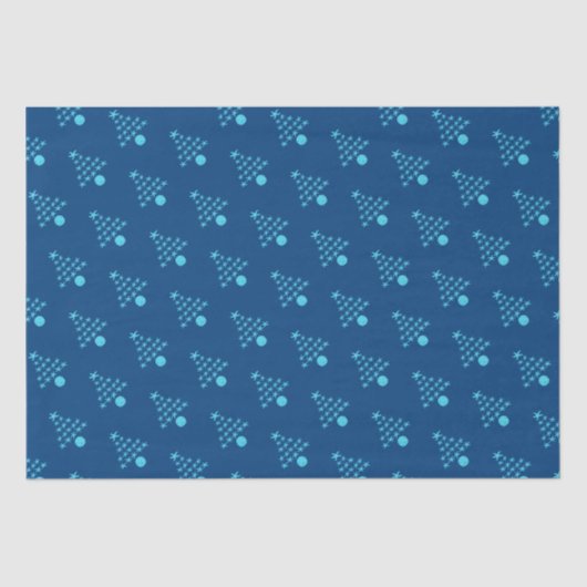 Starfish kerstboom patroon tissuepapier (Voorkant)