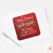 Starfish Kerstman Adres Envelope zegels (Envelop)