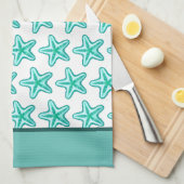 Starfish keukenhanddoek (Quarter Fold)