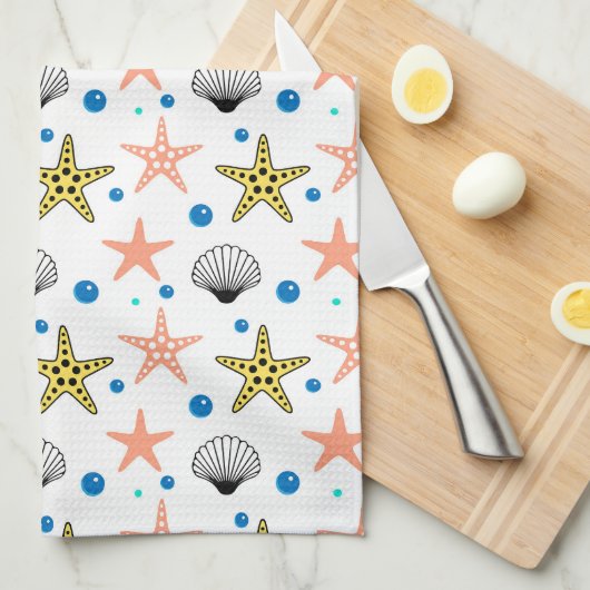 Starfish Kitchen Towels Theedoek (Quarter Fold)