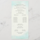 Starfish Lint en Lace Beach Romance Programmakaart (Achterkant)