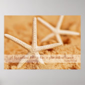 Starfish Love Proverb Poster (Voorkant)