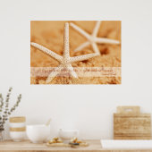 Starfish Love Proverb Poster (Keuken)