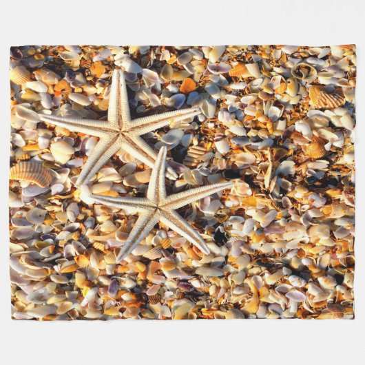 Starfish Lover Fleece Deken (Voorkant (Horizontaal))