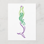 Starfish Mermaid Briefkaart (Voorkant)