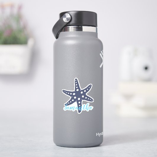 StarFish Midnight Blue Sticker (HydroFlask)