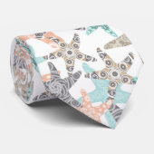 Starfish naadloze herhaalde patroonStropdas Stropdas (Opgerold)