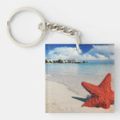 Starfish, Nassau, Bahamas Sleutelhanger (Voorkant)
