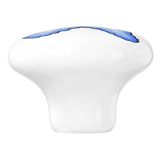 Starfish Nautical Beach House Keramische Knop (Zijkant)