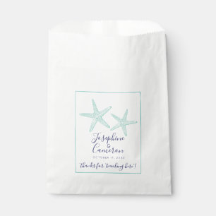 Starfish Nautical Beach Wedding Bedankzakje