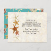 Starfish Nautilus Scallop Zee Shell Modern Patroon Kaart (Voorkant / Achterkant)