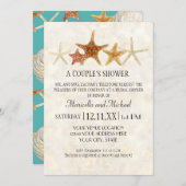 Starfish Nautilus Scallop Zee Shell Modern Patroon Kaart (Voorkant / Achterkant)