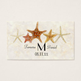 Starfish Nautilus Scallop Zee Shell Modern Patroon Visitekaartje