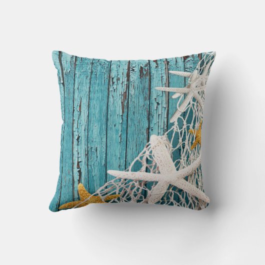 Starfish Netting Beach Hood | Groen zee Kussen (Achterkant)
