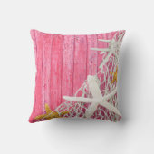 Starfish Netting Beach Hood | Roze Kussen (Achterkant)