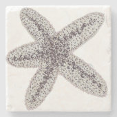 Starfish - neutraal stenen onderzetter (Voorkant)