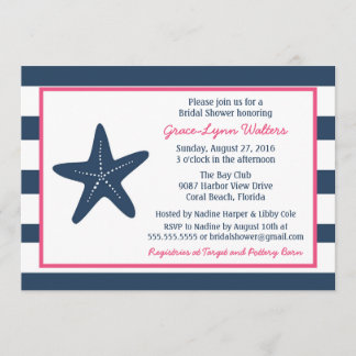 Starfish Nochtans Nobelprijsvraag, marine en roze Kaart