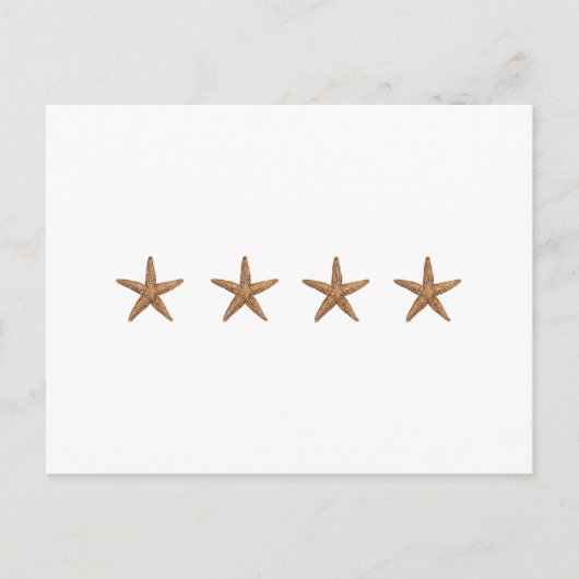 Starfish - Northern Zee Star Briefkaart (Voorkant)