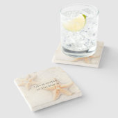 Starfish Ocean Beach Stenen Onderzetter (Zijkant)