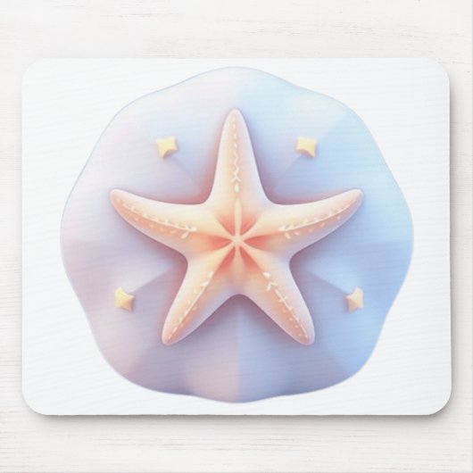 Starfish on a Unique-Shaped Stone Muismat (Voorkant)