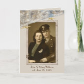 Starfish on Beach Jubileum Photo Lijst Kaart (Voorkant)