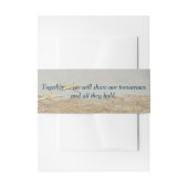 Starfish on Beach Sand Invitation Belly Band Uitnodigingen Wikkel (Voorkant Voorbeeld)