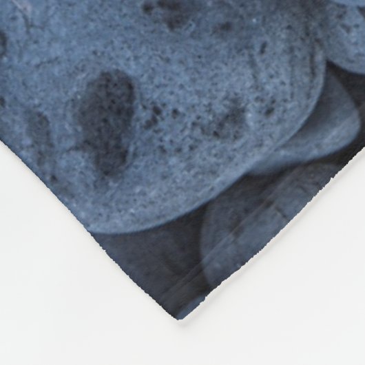 Starfish on Black Rocks langs de kust | IJsland Fleece Deken (Hoek)