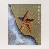 Starfish on the Beach Photo Jigzaag Puzzle Legpuzzel (Verticaal)