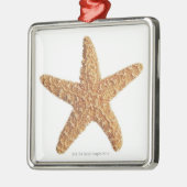 Starfish on White Metalen Ornament (Links)