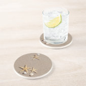 Starfish op de strand onderzetters (Zijkant)