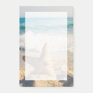 Starfish op een foto van Sandy Beach Post-it® Notes